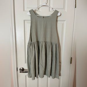 Free People Beach Get Obsessed Mini Dress Sage Green size Small